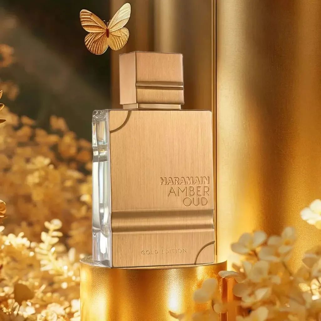 Al Haramain Amber Oud Gold EDP 60ml – Perfume de Oud, Âmbar e Baunilha, Presente para Halloween, Ação de Graças e Natal