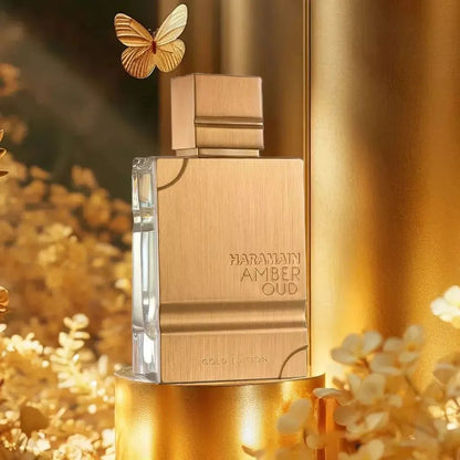 Al Haramain Amber Oud Gold EDP 60ml – Perfume de Oud, Âmbar e Baunilha, Presente para Halloween, Ação de Graças e Natal