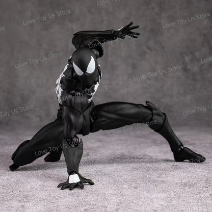 Em estoque: Bonecos de Ação de Anime Homem-Aranha com Traje Simbionte e Aranha Escarlate da Mess Toys - Conjunto de Presente Colecionável