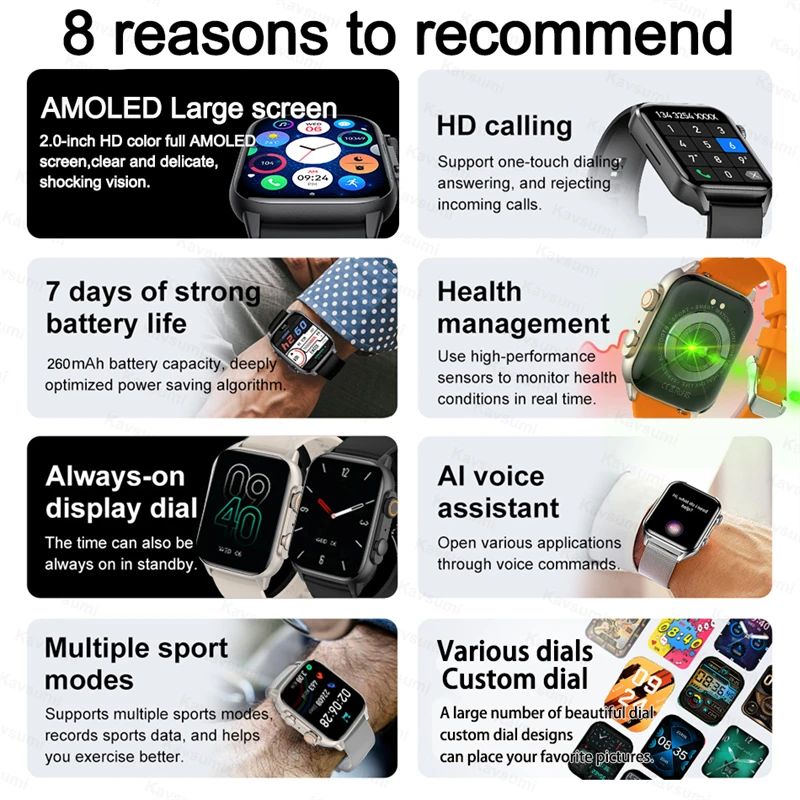 Smartwatch Ultrafino Masculino Feminino Tela Sempre Ativa Pulseira Esportiva Chamada Bluetooth Fashion Smartwatch Saúde Mostrador Personalizado