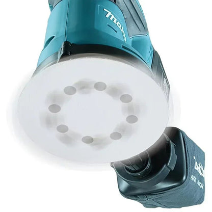 Lixadeira Roto-Orbital a Bateria Makita DBO180Z 18V Sem Escovas para Marcenaria Lixamento Polimento de Massa Ferramenta Sem Bateria
