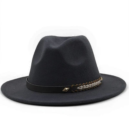 2025 Mulheres Homens Chapéu Panamá Fedora Aba Larga Proteção Solar Clássico Unissex Moda Chapéu Top para Festa Casamento Igreja