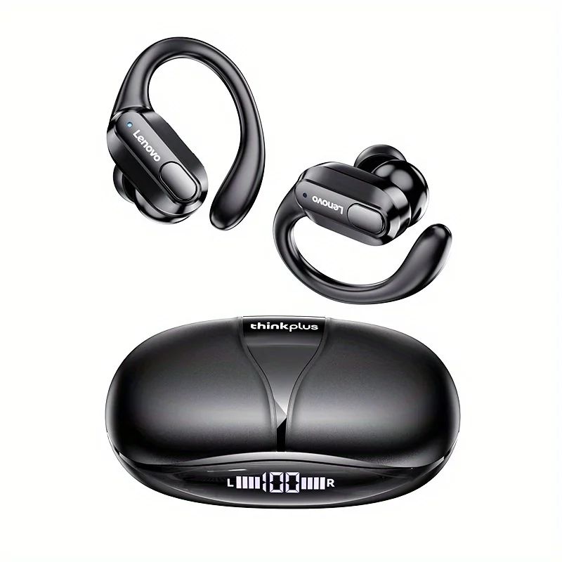 Lenovo XT80 Bluetooth 5.3 Earphones True Wireless Headphones with Mic Button Control Noise Reduction Earhooks Waterproof Headset