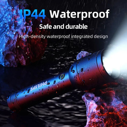2025 New Philips SFL8168 3200 Lumen LED Flashlight 1000m Portable Powerful Bright Flashlights Camping Lamp for Outdoor Hiking