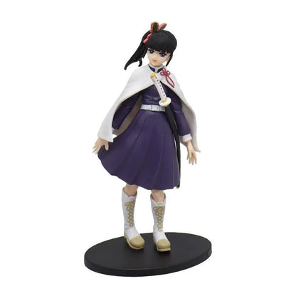 Boneco de 15cm Anime Demon Slayer Nezuko Tanjirou Zenitsu Inosuke Kyoujurou Shinobu Giyuu Qposket, Brinquedo Infantil, Presente de Natal