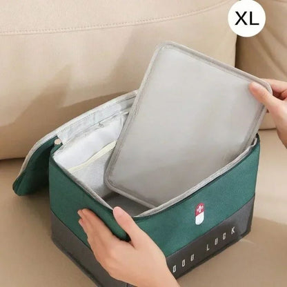 Medical Bag Portable Travel First Aid Kit Waterproof Large Capacity Medicine Storage Organizer Emergency Bag Camping