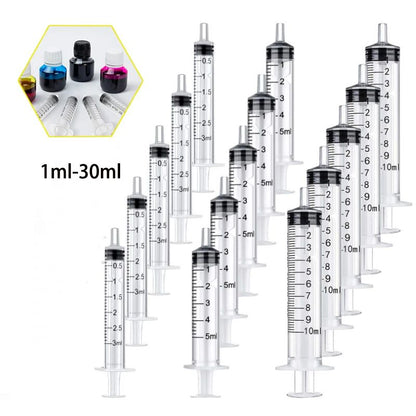 Seringa plástica de nutrientes reutilizável, 1ml-10ml, 10-20 peças, atacado, hidropônica, medição, também para cozinha