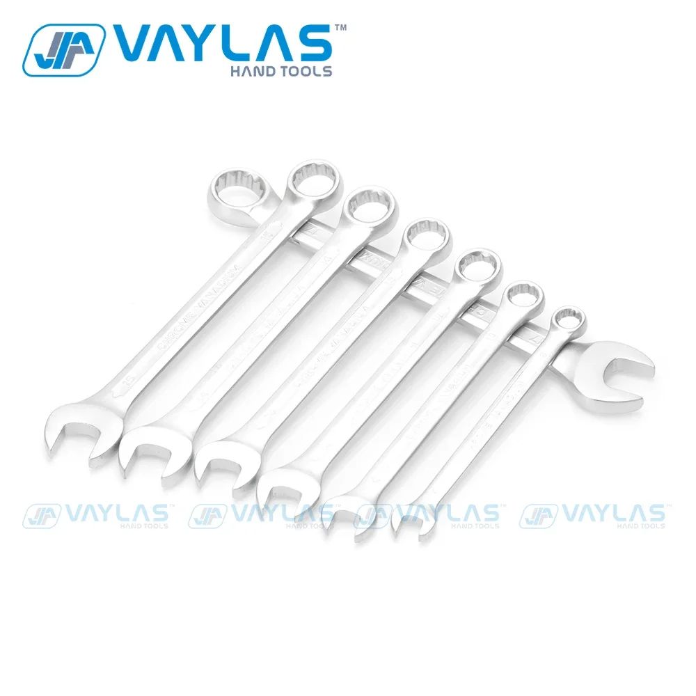 Chave Combinada de Boca e Estrela de 6-32mm Aço Cromo Vanádio Chave Combinada com Anel Aberto Ferramentas Manuais para Conserto Doméstico de Carros Chaves para Uso Doméstico