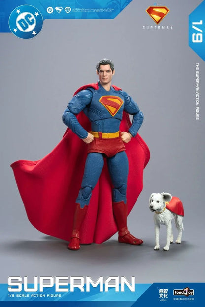Fondjoy Novo Superman Lex Luthor 1/9 Boneco de Ação Versão Filme DC Novo Boneco Superman de Gunn Enfeites para Brinquedos e Presentes para Meninos