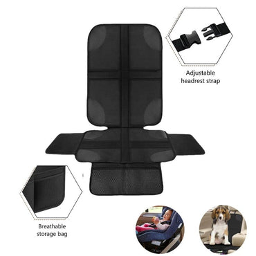 Universal Child Safety Anti-Scratch Mat Pads Kids & Baby Seat Cover Oxford PU Leather Cushion Accessory All-season Applicable