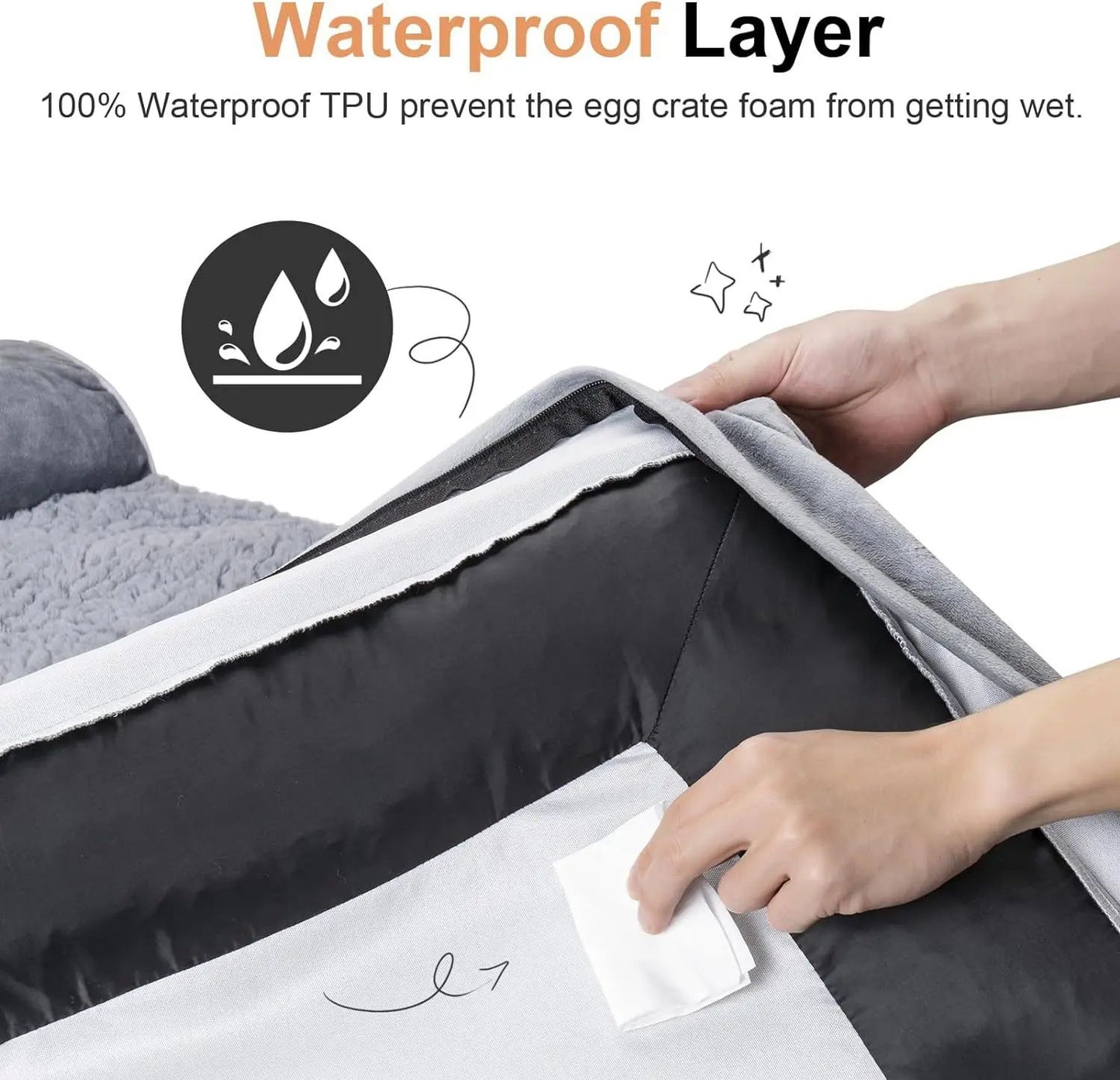 Cama para Cachorro de Luxo de Alta Qualidade Colchonete Ninho para Gato Confortável e Removível Aplicável a Filhotes Cães de Médio a Grande Porte Gatos Suprimentos de Cama Macia para Animais de Estimação