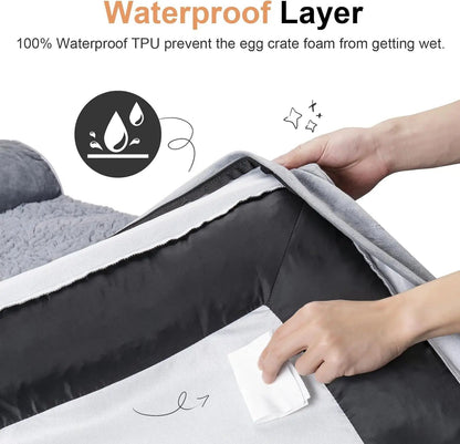 Cama para Cachorro de Luxo de Alta Qualidade Colchonete Ninho para Gato Confortável e Removível Aplicável a Filhotes Cães de Médio a Grande Porte Gatos Suprimentos de Cama Macia para Animais de Estimação