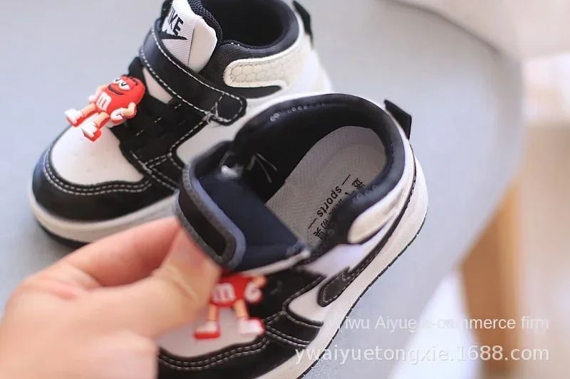 Boots Baby Girls Sneakers Board Shoes Cartoon Prints Soft Bottom Non-slip Children Casual Walking Shoes Boy Kids Children Shoes