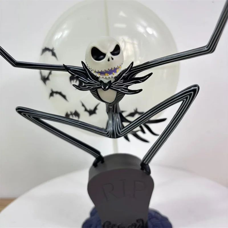 Disney The Nightmare Before Christmas Anime Figure Jack Skellington Model Desktop ornaments Halloween Room Decoration Toy Gifts