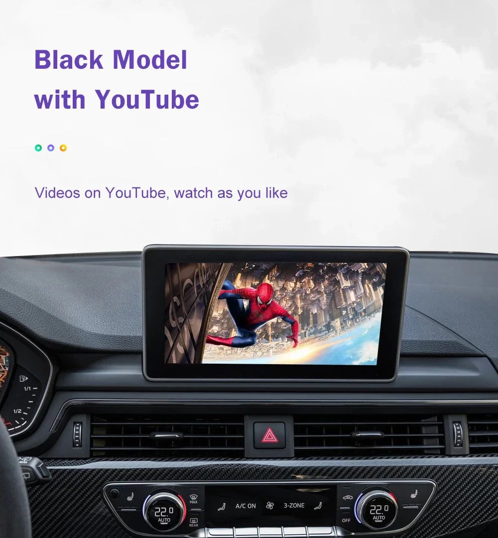 2025 New Wireless CarPlay for Audi A4 B9 A5 2016-2018 Android Auto  AirPlay Reverse Camera Multimedia Accessories