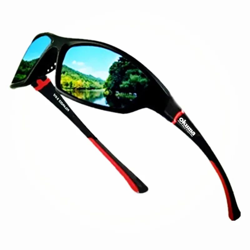 Óculos de Sol para Pesca Okuma UV400 Masculino para Dirigir Óculos de Sol Masculino Clássico para Caminhada e Pesca Óculos de Sol UV400
