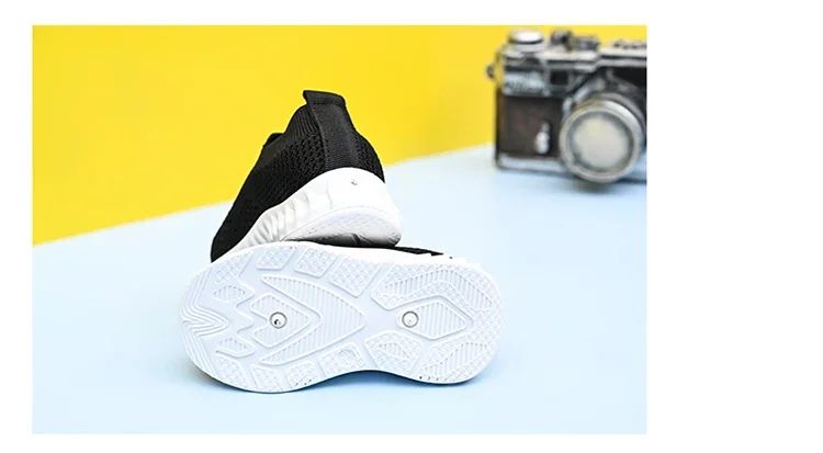 Baby Sneakers 2025 Fashion Children Flat Shoes Infant Kids Baby Girls Boys Solid Stretch Mesh Sport Running Sneakers Shoes
