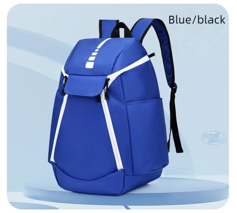 Mochila de basquete de grande capacidade com logotipo personalizado, bolsa de treinamento multifuncional para atividades ao ar livre com número impresso, bolsa esportiva de basquete e futebol