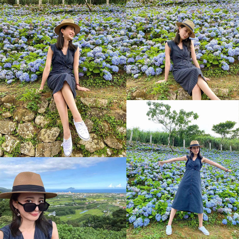 Large Size 56-58 59-60cm New Natural Panama Straw Hat Summer Men Women Wide Brim Beach UV Protection Fedora Sun Hat Wholesale