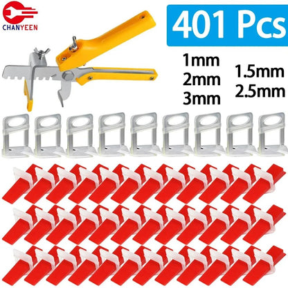 1/1,5/2/2,5/3mm Clip de Sistema de Nivelamento de Azulejos de Parede e Chão Nivelador de Cerâmica Espaçador Alicate Kit de Cunhas para Ferramentas de Construção de Assentamento de Azulejos