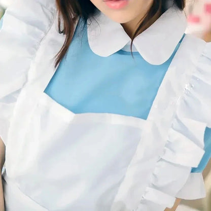 Cosplay Costume Lolita Dress Maid Apron Fantasia Carnival Halloween Costumes for Women Masquerade Party Alice In Wonderland