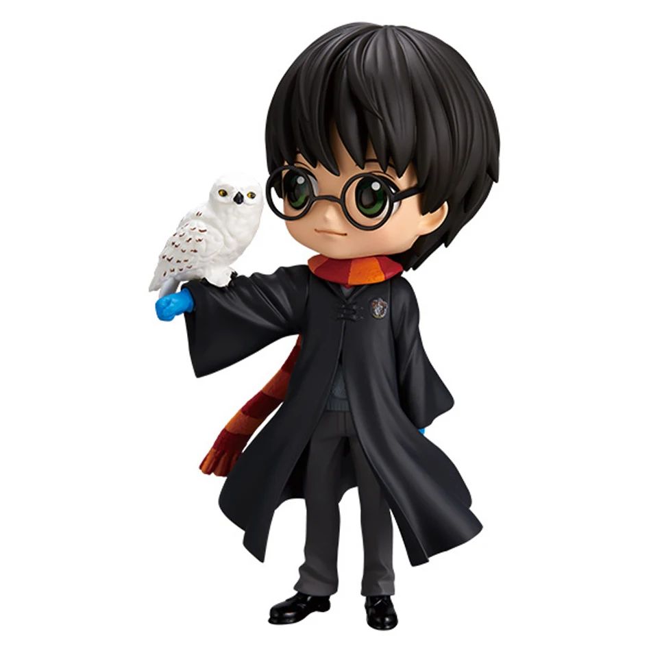 Enfeite de mesa da série Harry Potter, brinquedo modelo, boneco de ação, estátua modelo versão Kawaii Q, periféricos de anime para decoração