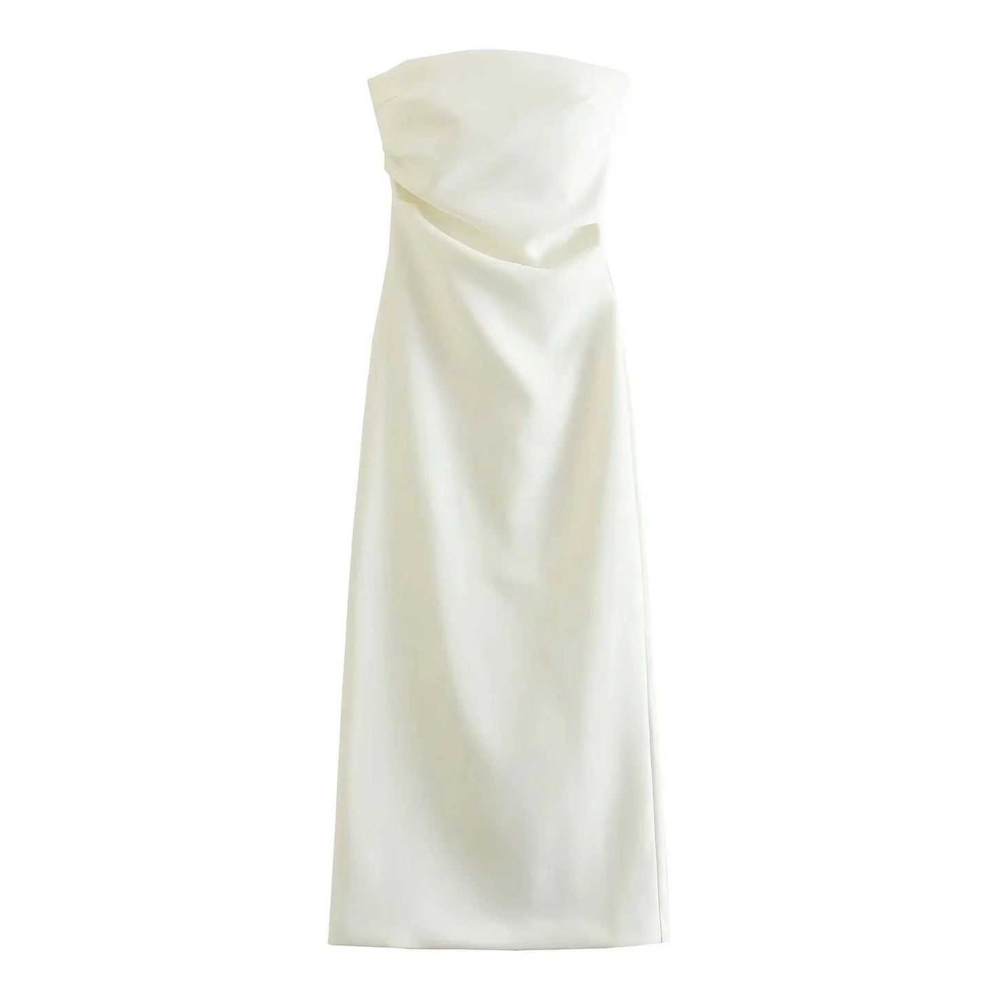 ASDS 2024 off shoulder black white long dress women bodycon beige midi dress wom
