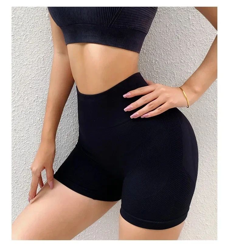 Short Gym Women‘s Gym Shorts High Elasticity Yoga Clothing Absorbent Short Sets Push Up Pants Cycling Jogging Fitness Legging