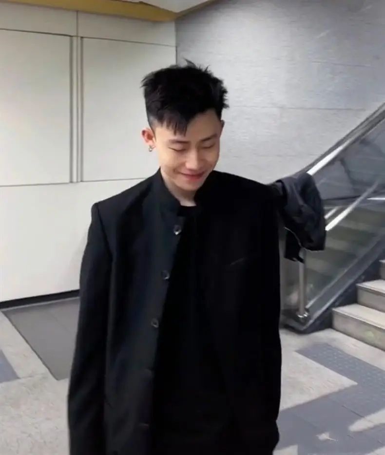 New Black Zhongshan Suit Jacket for Young Men Chinese Style Outerwear Popular Internet Celebrity Zhao Shanghe Topwear