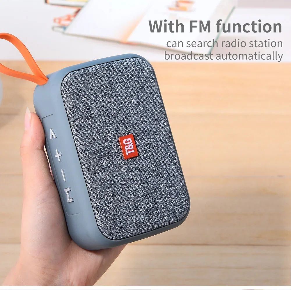 Caixa de Som Portátil TG506 Mini Soundbar Sem Fio Bluetooth 5.0 para Ambientes Internos e Externos HIFI Suporte para Cartão TF Rádio FM À Prova D'Água