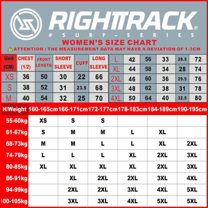 Hot Women‘s Short Sleeve Surfing Shirt Ladies Lycra Rashguard RIGHTTRACK For Surf Sportswear Beach Swimwear UPF50  Clothes