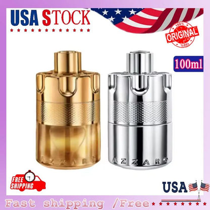 100ML For Azzaro The Most Wanted Parfum Charm Eau De Parfum Intense Spicy Woody Seductive Fragrance Date Lasting Perfume