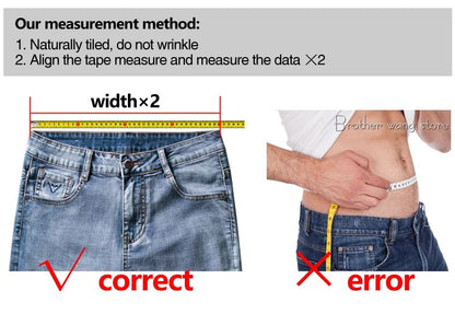 Autumn Winter New Business Men's Jeans Classic Fashion Stretch Washed Casual Denim Trousers Comfortable Straight Male pants