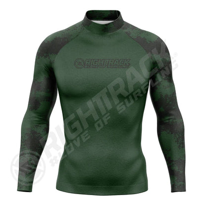 Hot Men's Surfing Shirt Flowers Camo Lycra Rashguard RIGHTTRACK Surf Sportswear Beach UV Swimwear UPF50 Clothes