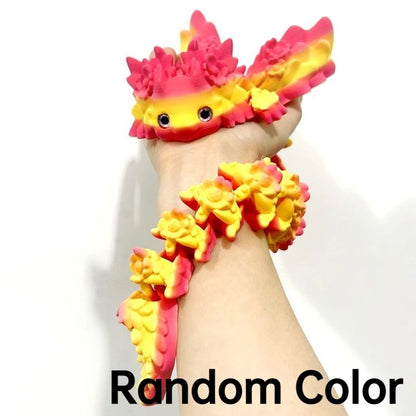 3D Print Toy Salamander Dragon Desktop Ornament 3D Print Animals Home Office Crafts Print Character Action Figure Christmas Gift