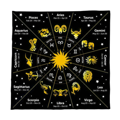Colorful Tree Of Life Tarot Card Tablecloth Altar Cloth Pagan Pendulum Witchcraft Astrology Oracle Card Pad Divination Tools