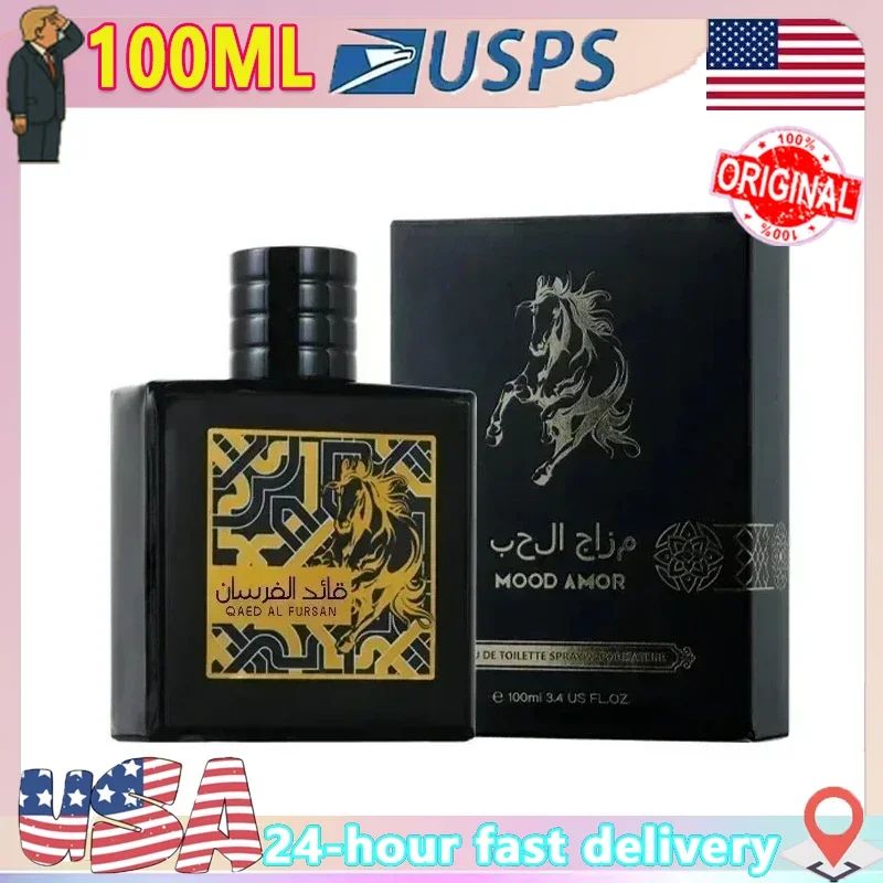 Perfume Árabe Masculino de Alta Qualidade para Homens Perfume de Longa Duração Fragrância Leve Árabe Original Réplica Perfume Colônia Feromônios