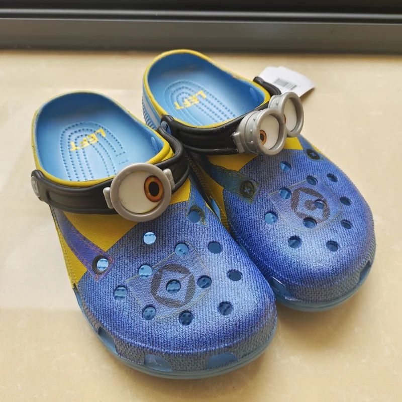 Disney Mcqueens Pixar Desenho Animado Chinelos Impermeáveis Sólidos Sandálias de Buraco Sandálias de Praia ao Ar Livre Sandálias Casuais Respiráveis Sapatos de EVA Adulto Presente