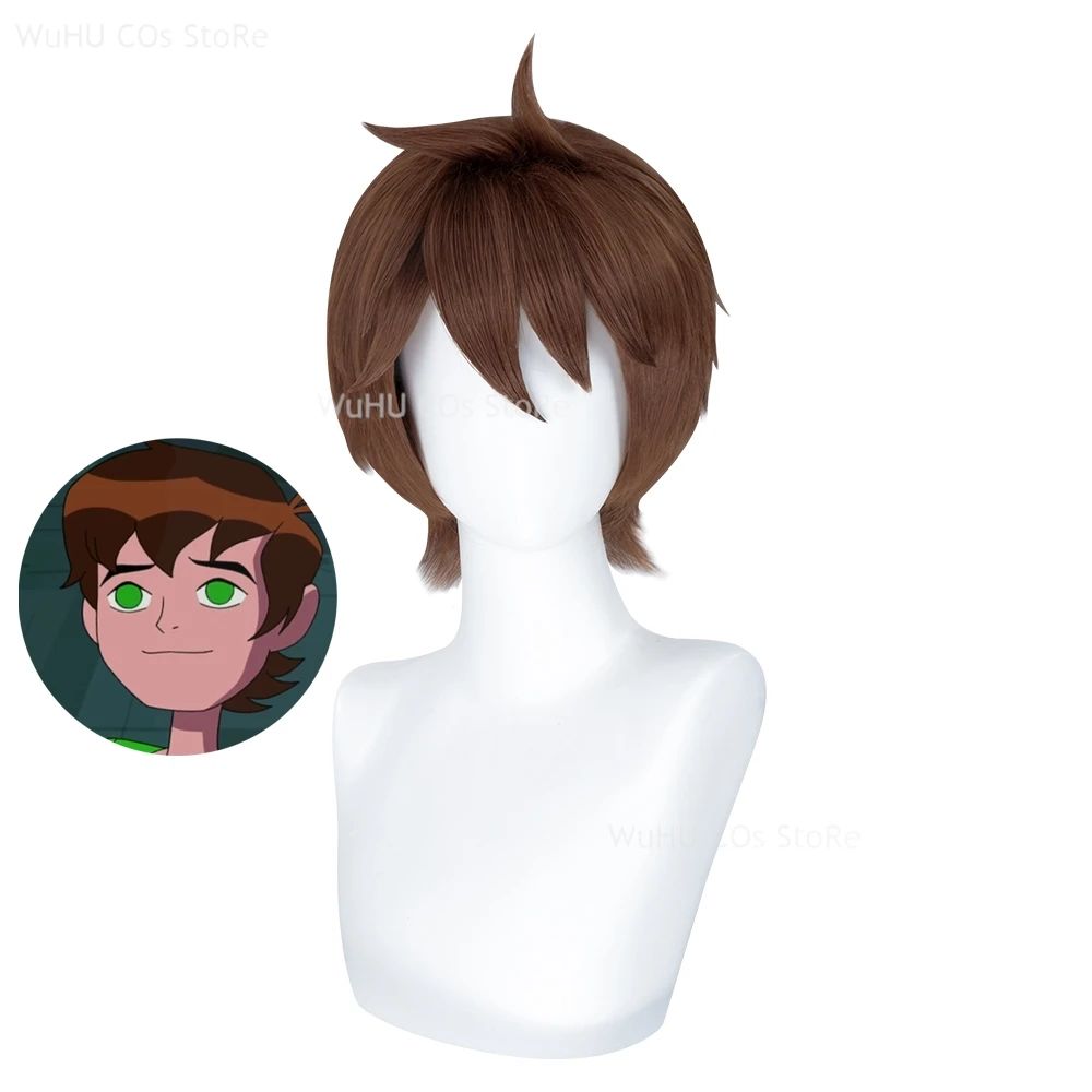 Tennison's children's boy costume features a brown wig, suitable for Halloween and Christmas parties.