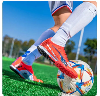 New Men Football Shoes Society Cleats Professional Soccer Shoes Indoor Fast Football Field Boots Sneaker Boy Original Training