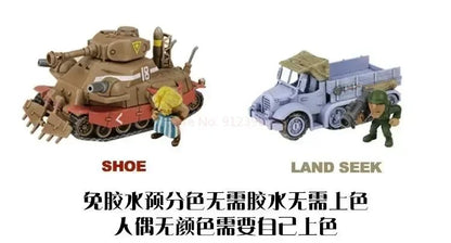 Em estoque Modelo de Montagem Xin Shi Metal Slug X 2 Sv-001 Sv001 Slugflyer Nop-03 Landseek T-2b Brinquedos de Bonecos de Ação