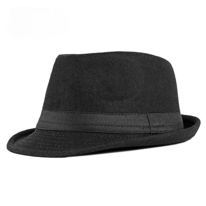 2025 Summer Unisex Classic Gatsby Style Straw Fedora Bucket Top Bowler Hats for Elegant Wedding Party Church Stage Black