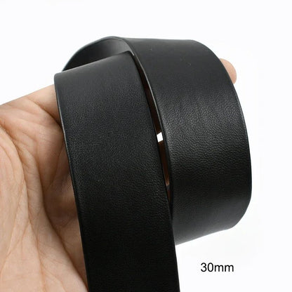 5Meters 3-50mm Black PU Leather Cords Soft Ribbon Band Bag Strap Webbing Necklace Jewelry Decor Tape DIY Sewing Accessories