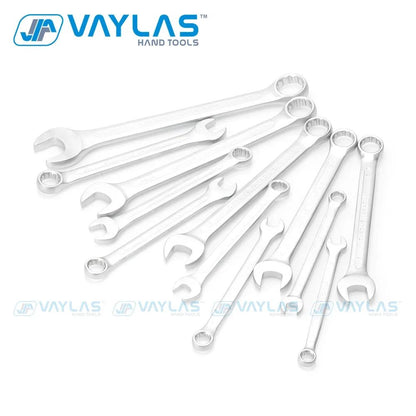 Chave Combinada de Boca e Estrela de 6-32mm Aço Cromo Vanádio Chave Combinada com Anel Aberto Ferramentas Manuais para Conserto Doméstico de Carros Chaves para Uso Doméstico