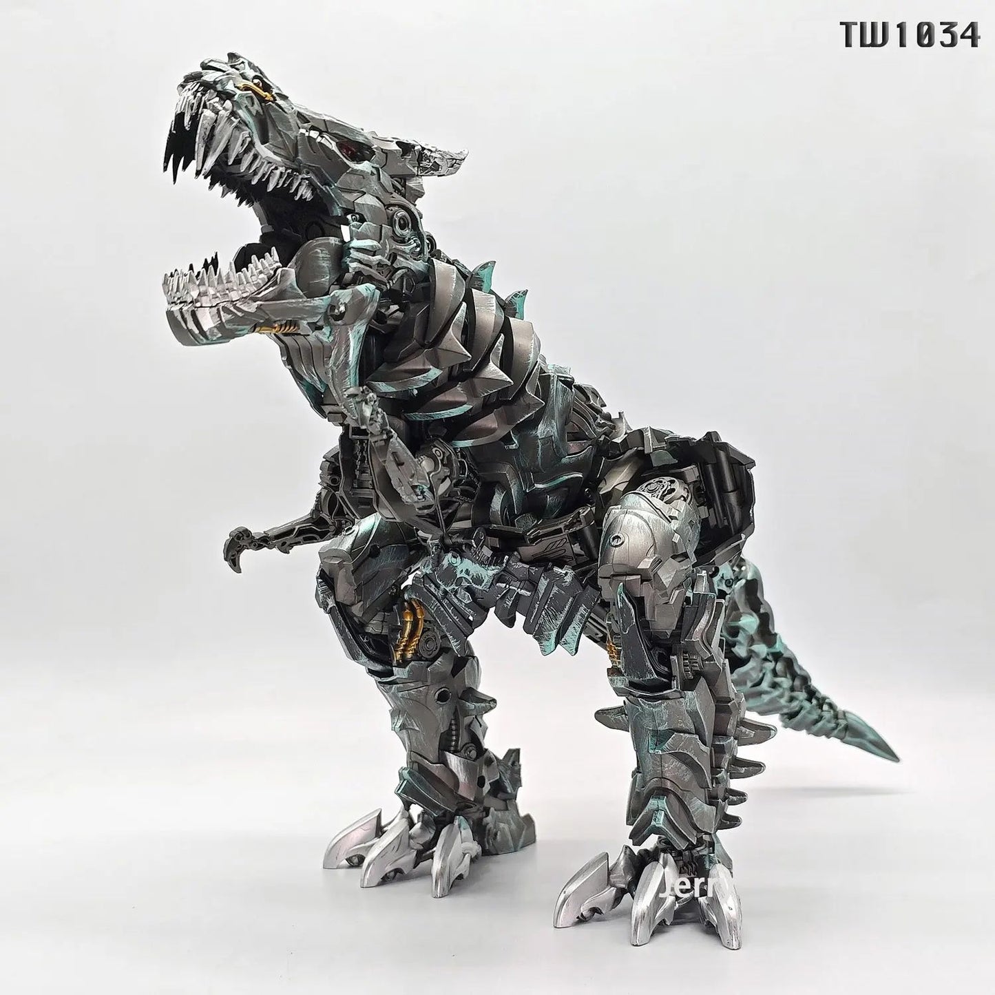 BAIWEI Transformation TW1034 TW-1034 24cm Grimlock KO SS07 Action Figure Dinossauro Lorde Líder Brinquedo Coleção Presentes