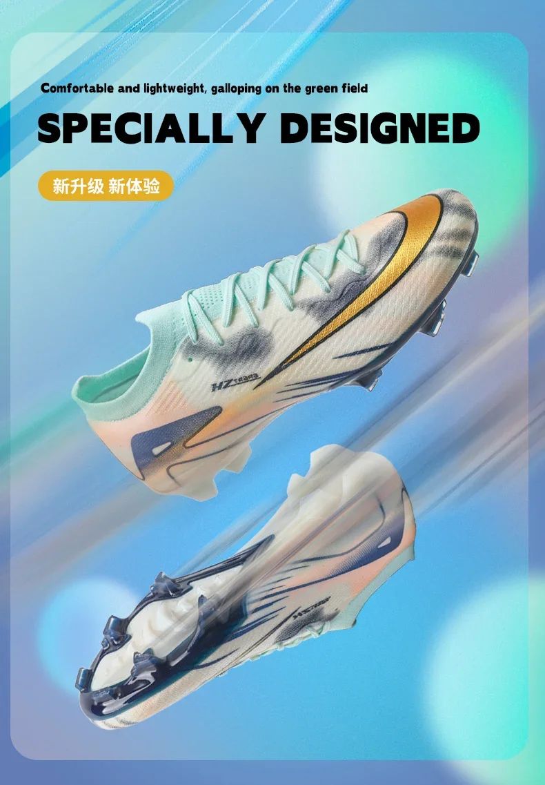 New Men Society Soccer Shoes Cleats Studded Indoor Football Field Boots Professional Training Football Shoes High Quality Match