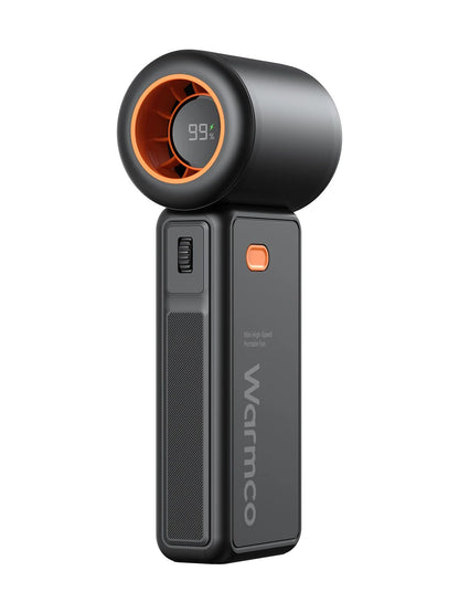 Handheld USB Turbo Fan  Super Strong Airflow Infinite Speed Adjustment Long-Lasting Battery Rechargeable Multipurpose Pocket Fan