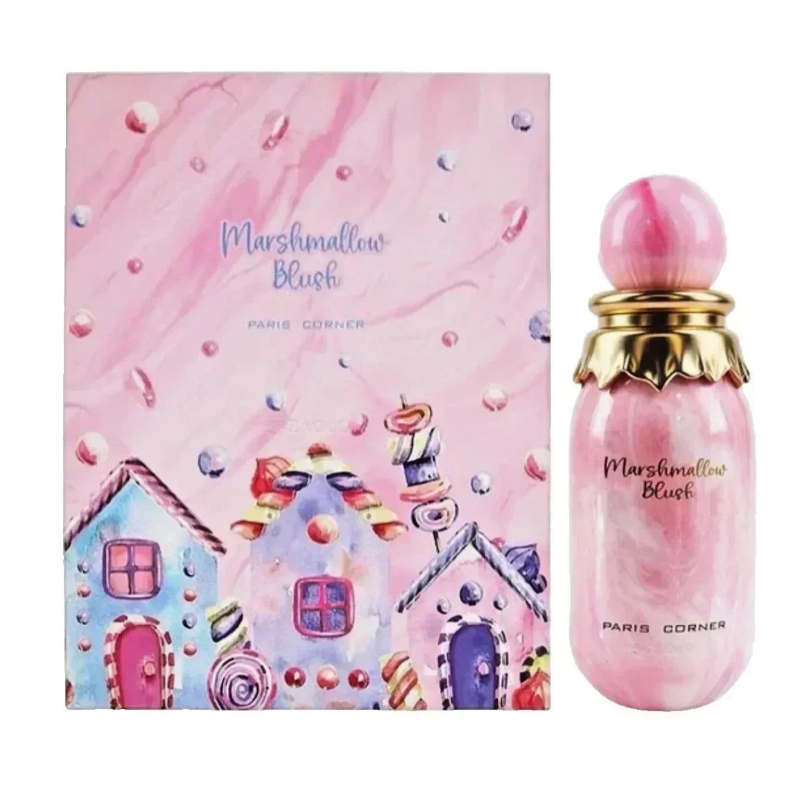 Notas Frutadas Feromônio Árabe Marshmallow Perfume Feminino Fragrância de Longa Duração Body Spray Perfumes Para Mulheres Oriente Médio Parfum