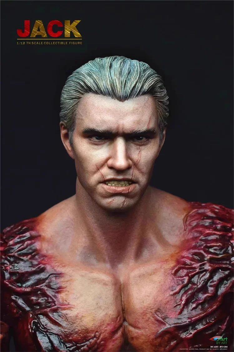 Em Estoque BY-ART 1/12 Resident Evil Jack Krauser Boneco de Ação BY-G04 Coleção de Brinquedos de Presente