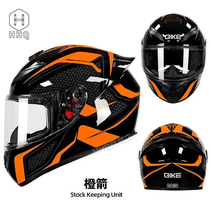 Capacete de Motocicleta Fechado com Bluetooth – Anti-Embaçante, Cobertura Total, Unissex (Homens e Mulheres)